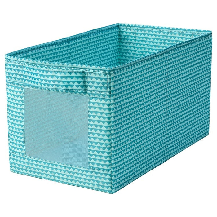 UPPRYMD Box, turquoise, 25x44x25 cm