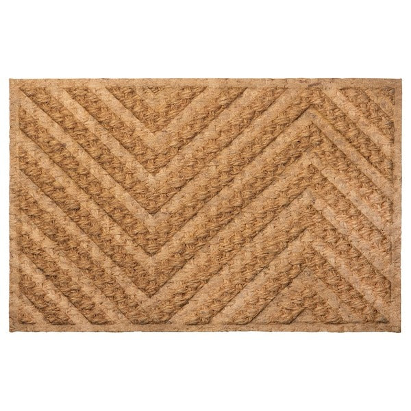 VAGRACKE Door mat, natural colour/beige, 40x60 cm