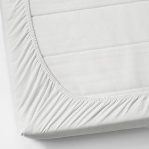 VARVIAL Fitted sheet for day-bed, white, 80x200 cm