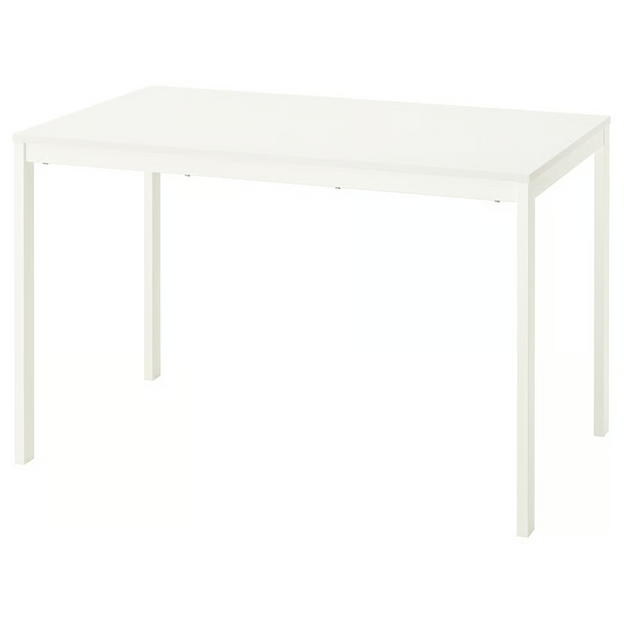 VIHALS Extendable table, white, 120/180x74 cm, 10592737