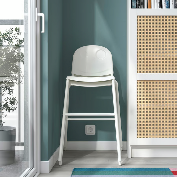 VILDGAS Junior chair, white/white, 80589393