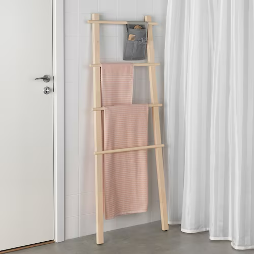 VILTO Towel stand, birch, 80344452