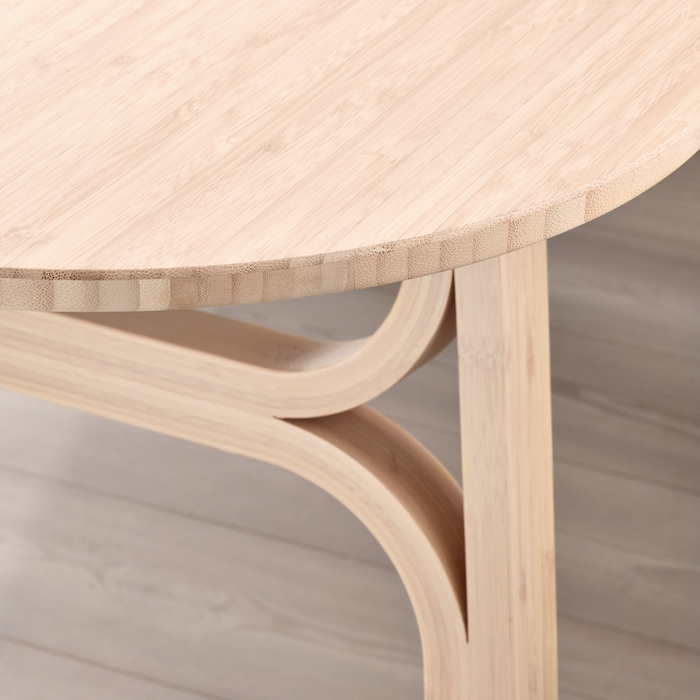 VOXLOV Dining table, light bamboo, 180x90 cm, 60449266