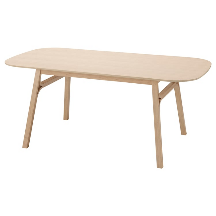 VOXLOV Dining table, light bamboo, 180x90 cm, 60449266