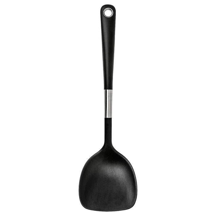 IKEA 365+ HJALTE Wok spatula, stainless steel/black