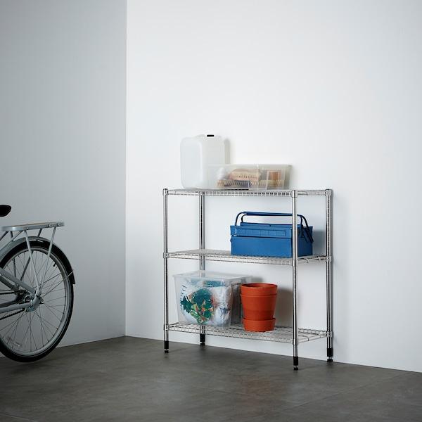 OMAR shelving unit 92x36x94 cm galvanised