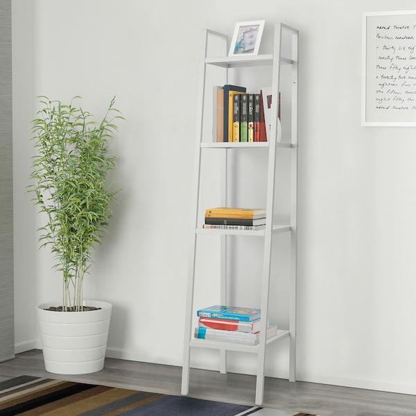 LERBERG Shelf unit, white 35x148 cm