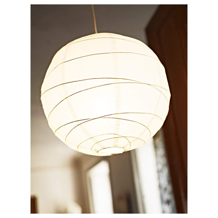 REGOLIT Pendant lamp shade, white/handmade 45 cm