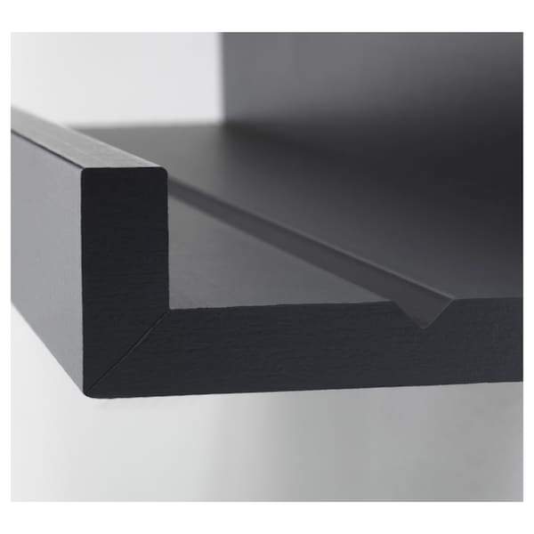 MOSSLANDA Picture ledge, black 115 cm