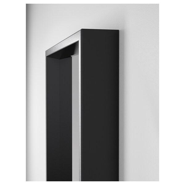 NISSEDAL Mirror, black 40x150 cm