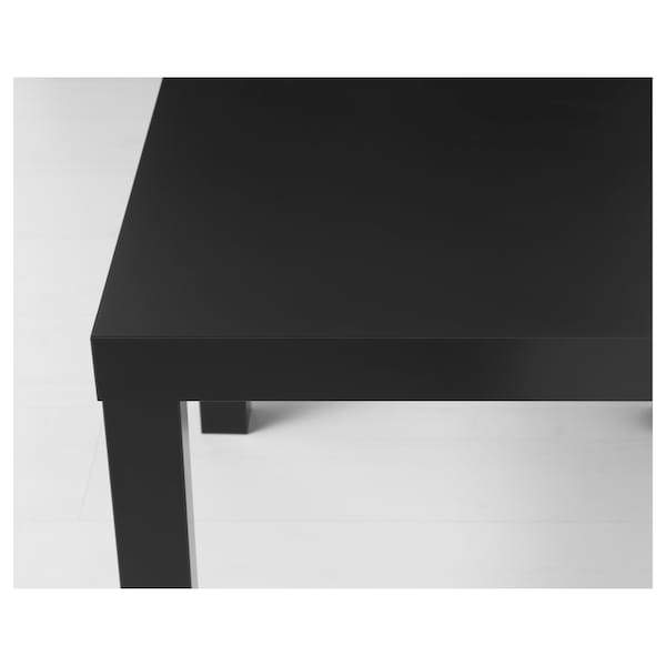 LACK Side table, black 55x55 cm