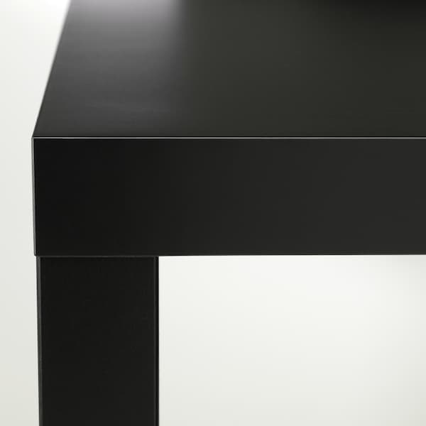 LACK Side table, black 55x55 cm