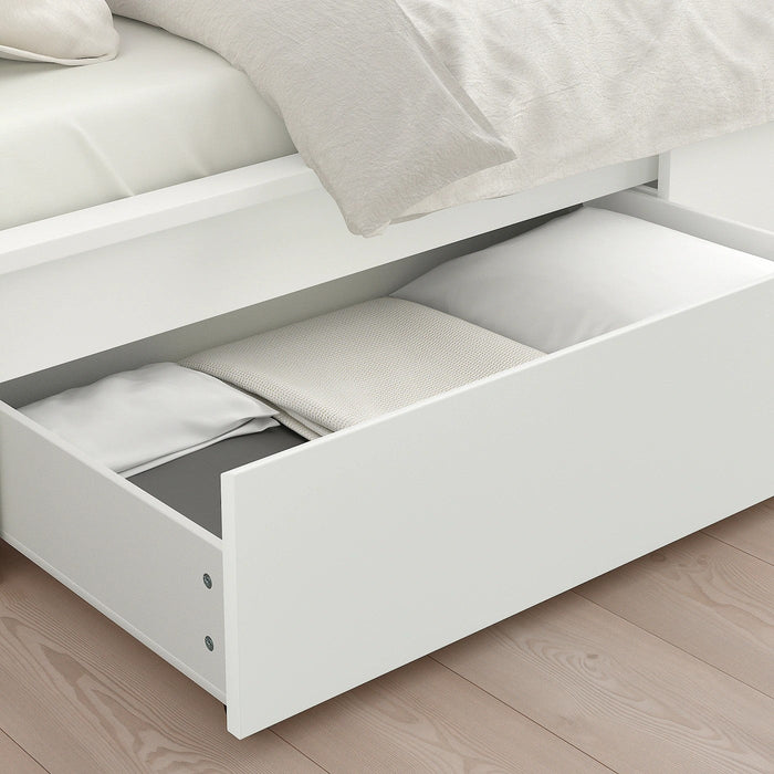 MALM Bed storage box for high bed frame, white 200 cm