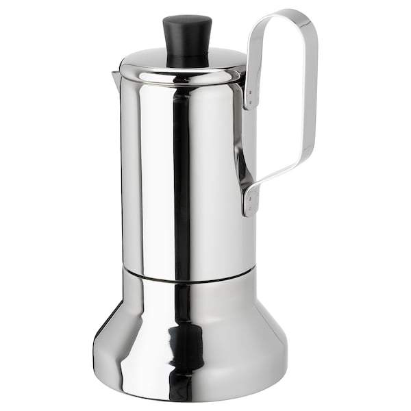 METALLISK Espresso maker for hob, stainless steel 0.4 l