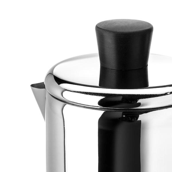 METALLISK Espresso maker for hob, stainless steel 0.4 l