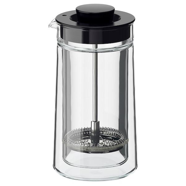 EGENTLIG Coffee/tea maker, double-walled/clear glass 0.3 l