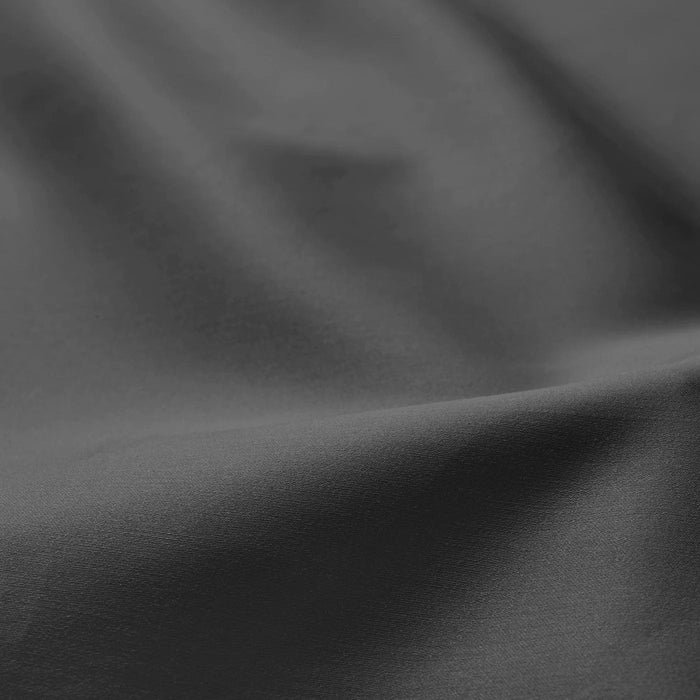 NATTJASMIN Fitted sheet, dark grey 150x200 cm