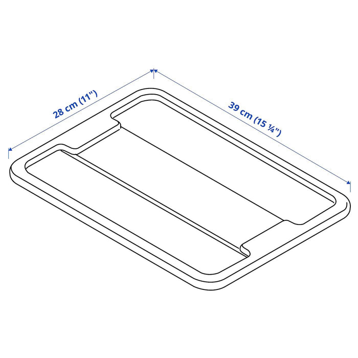 SAMLA Lid for box 11/22 l, transparent