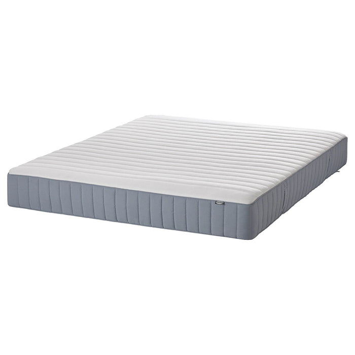 VALEVAG Pocket sprung mattress, firm/light blue, 180x200 cm