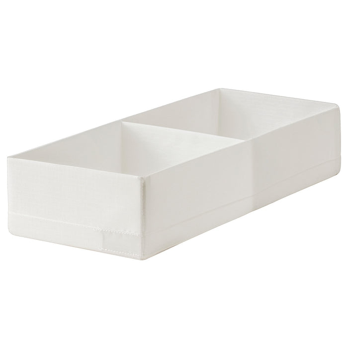 STUK Box with compartments, white 20x51x10 cm