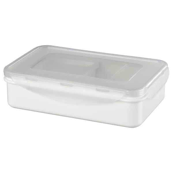 FULLASTAD Lunch box, white 20x13x5 cm