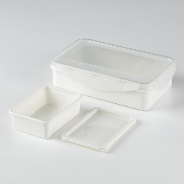 FULLASTAD Lunch box, white 20x13x5 cm