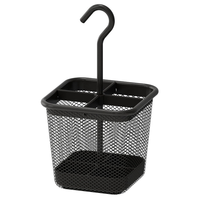 UPPDATERA Cutlery caddy, anthracite, 12x12 cm