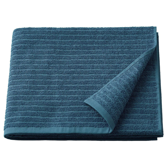 VAGSJON bath towel, blue, 70x140 cm