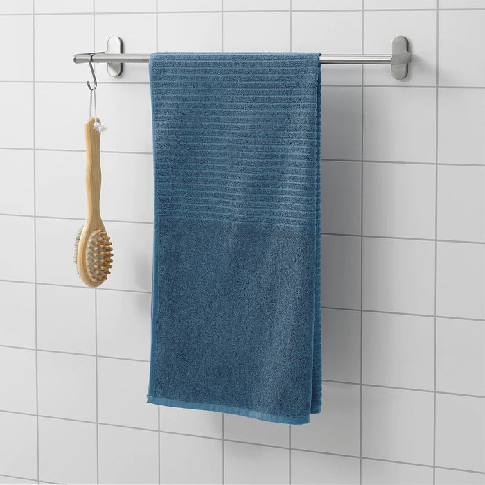 VAGSJON bath towel, blue, 70x140 cm