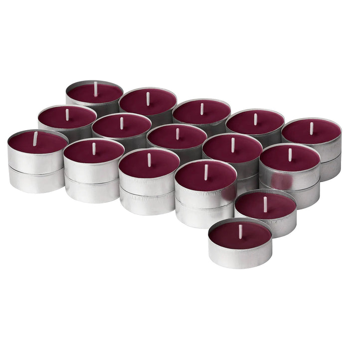 STORTSKON Scented tealight, Berries/red, 3.5 hr