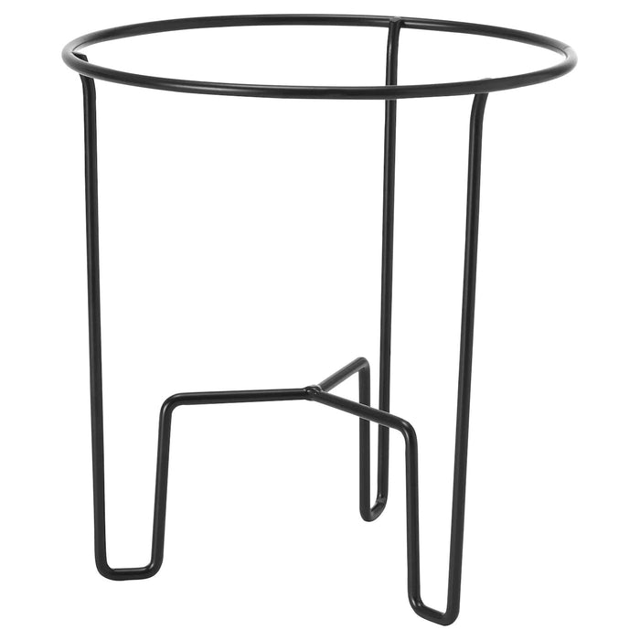 SVARTPEPPAR Plant stand, in/outdoor black 21 cm