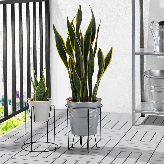 SVARTPEPPAR Plant stand, in/outdoor black 32 cm