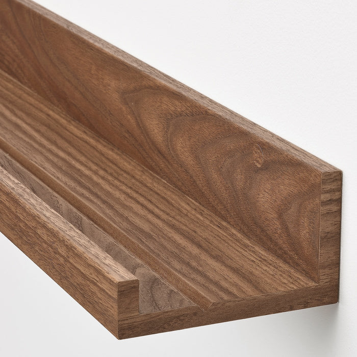 MOSSLANDA Picture ledge, walnut effect 55 cm