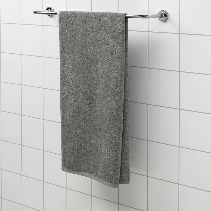 DIMFORSEN Bath towel, grey 70x140 cm