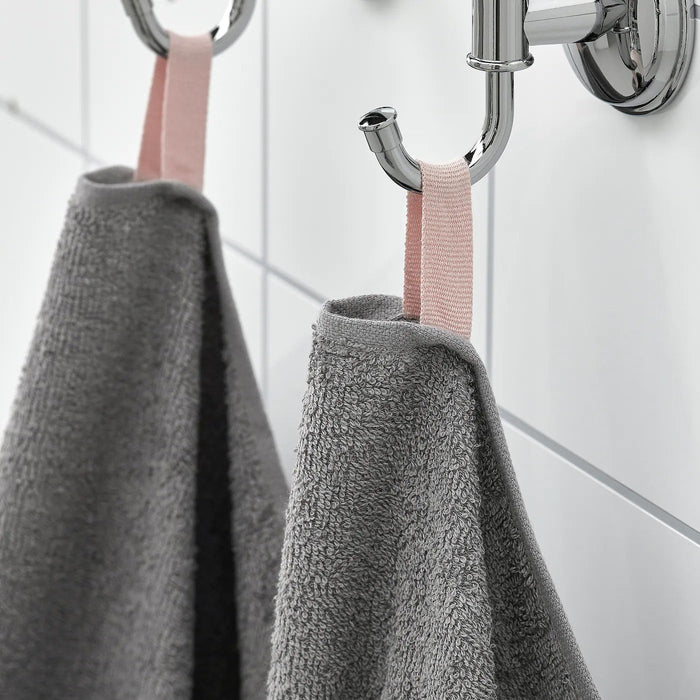 DIMFORSEN Bath towel, grey 70x140 cm