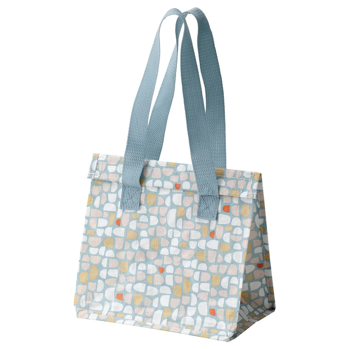 FLADDRIG Lunch bag, patterned/multicolour, 25x16x27 cm