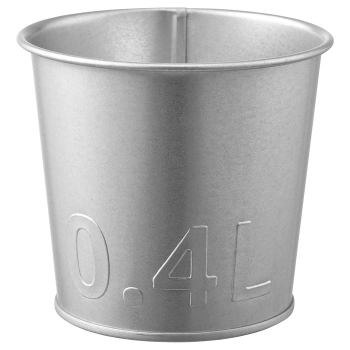 AKERBAR Plant pot, in/outdoor/galvanised, 9 cm