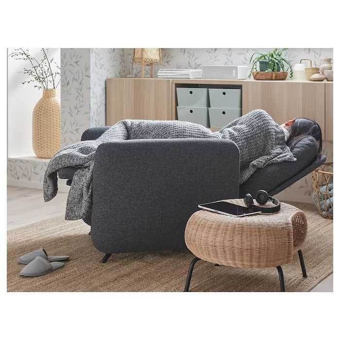 EKOLSUND recliner, Gunnared dark grey