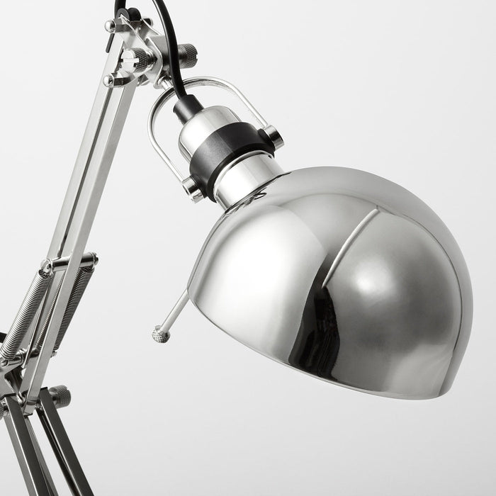 FORSA Work lamp, nickel-plated