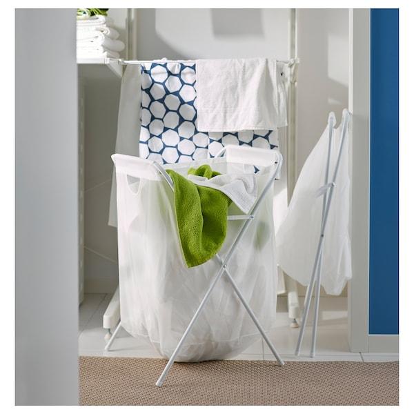 JALL Laundry bag with stand, white 70 l