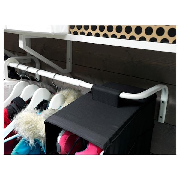 MULIG Clothes bar, white 60-90 cm