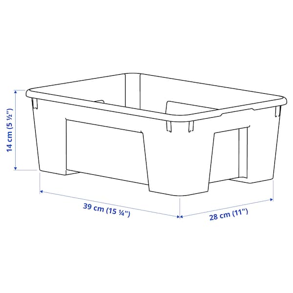 SAMLA Box, transparent39x28x14 cm/11 l