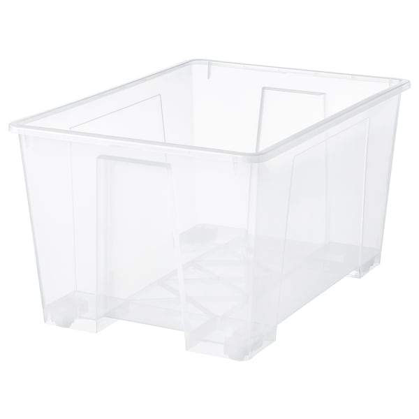 SAMLA Box, transparent 78x56x43 cm/130 l