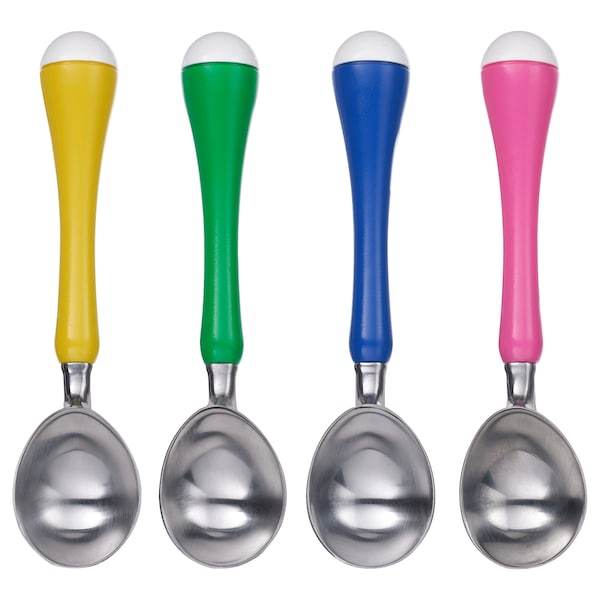 CHOSIGT Ice-cream scoop, yellow/green/blue/pink