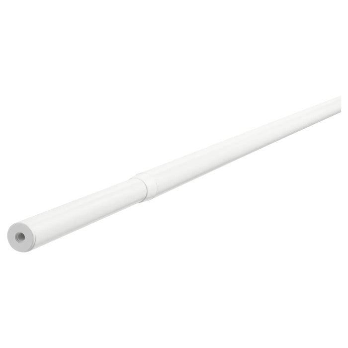 RACKA Curtain rod, white, 120-210 cm