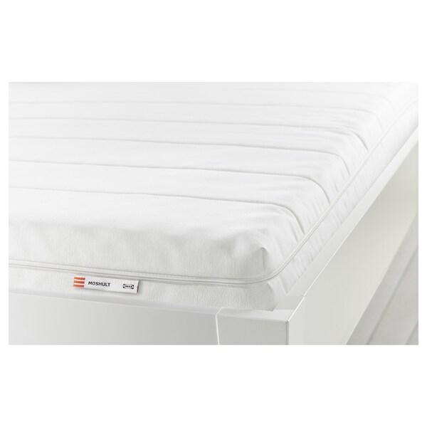 MOSHULT Foam mattress, firm/white 90x200 cm