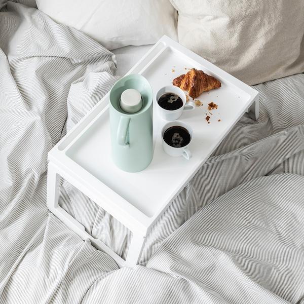 KLIPSK bed tray, white