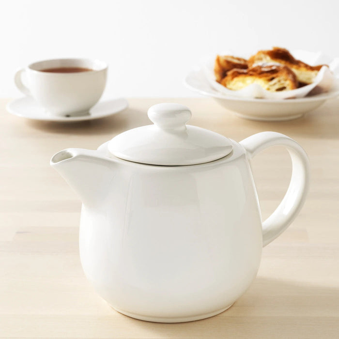 VARDAGEN Teapot, off-white 1.2 l