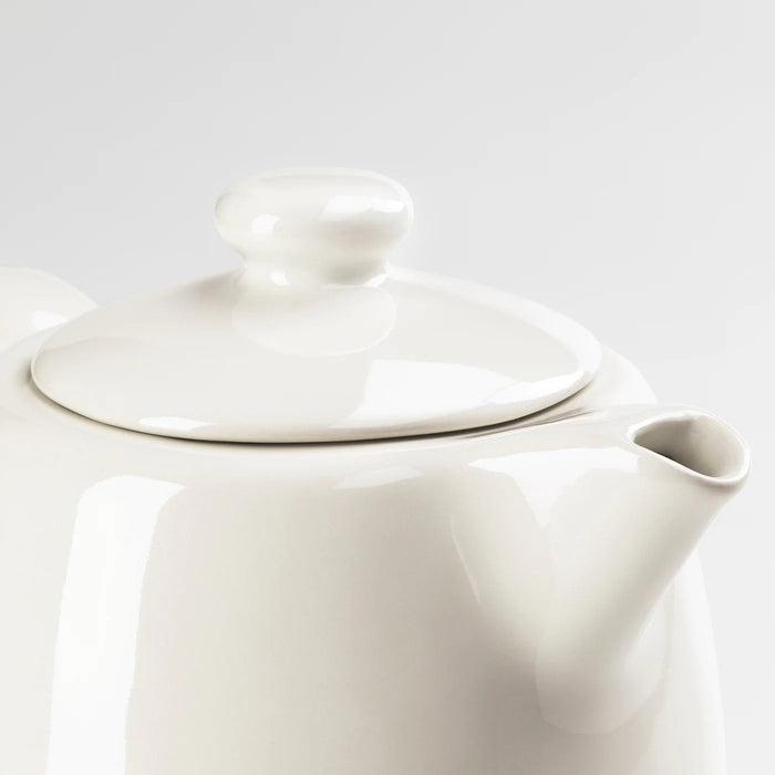 VARDAGEN Teapot, off-white 1.2 l