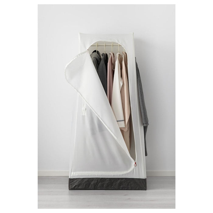 VUKU Wardrobe, white 74x51x149 cm